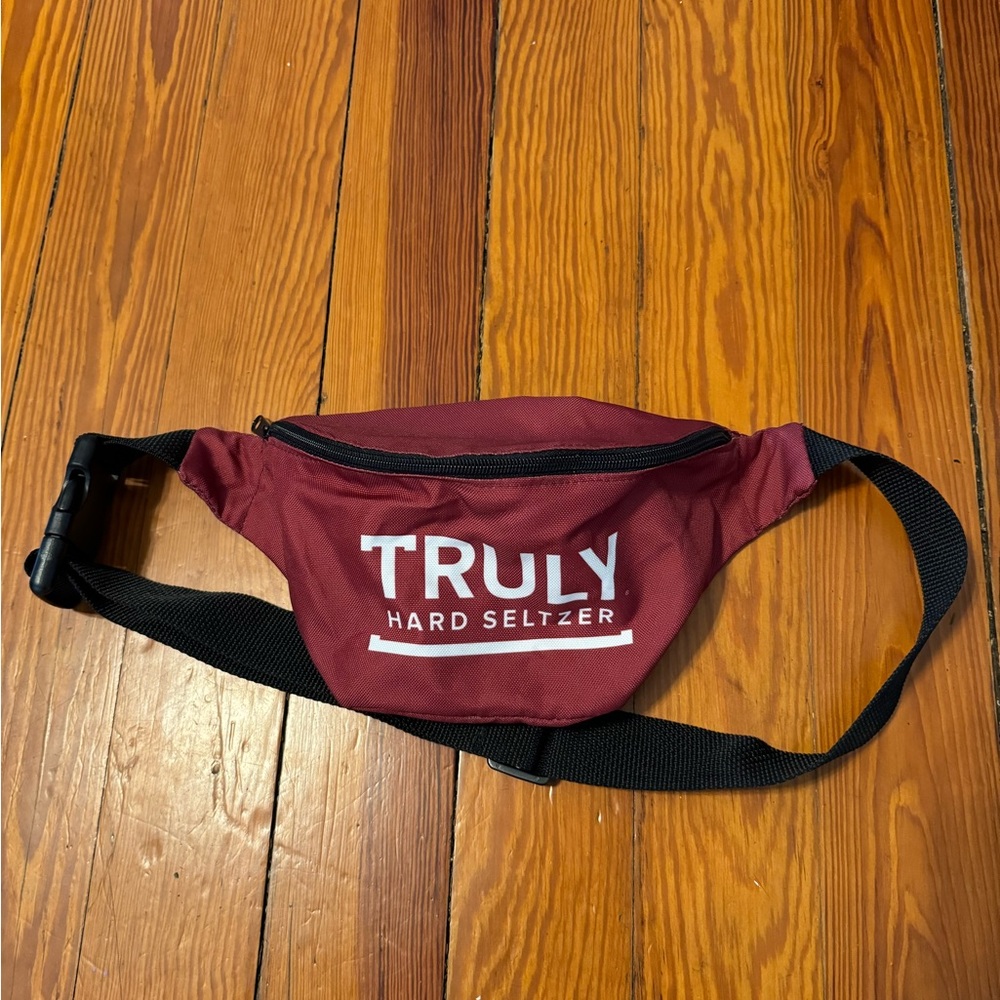 Truly Hard Seltzer Burgundy Waist Bag Fanny Pack